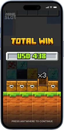 Mine game casino Open chests
